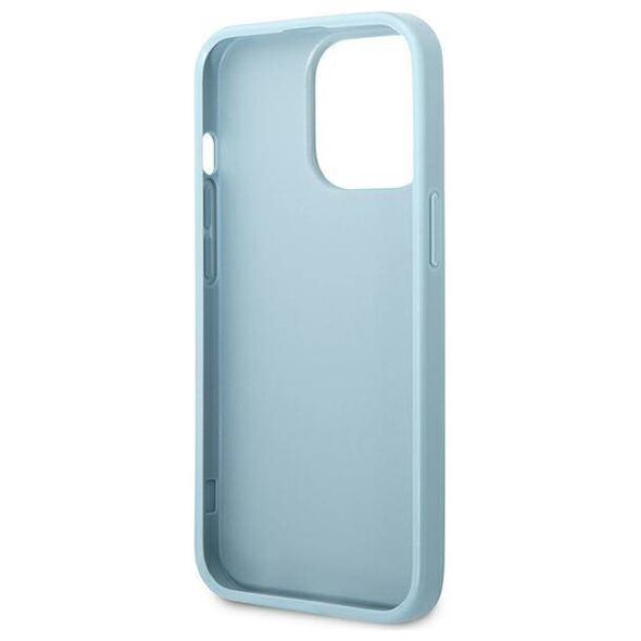 Original Case IPHONE 13 PRO MAX Guess Hardcase Saffiano 4G Small Metal Logo (GUHCP13XPS4MB) blue 3666339048037