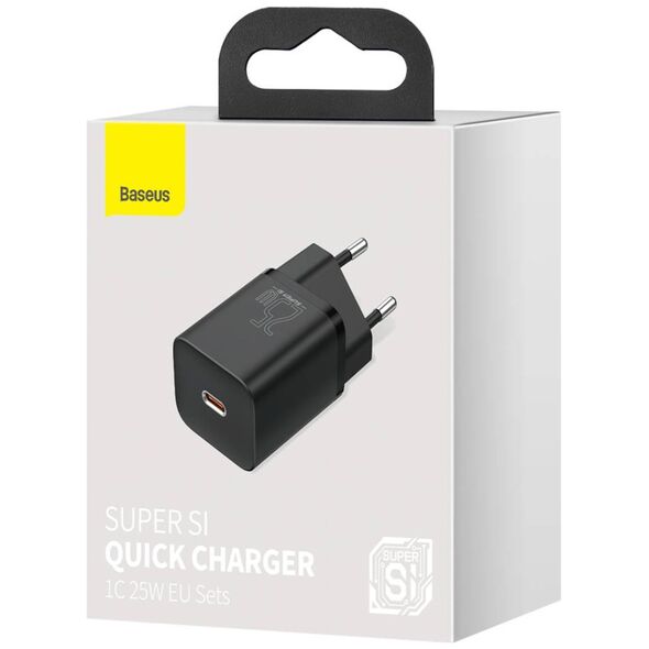 Baseus Super Si Quick Charger 1C 25W (black) 6932172603724