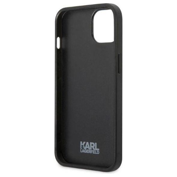 Original Case IPHONE 13 Karl Lagerfeld Hardcase Monogram Ikonik Patch red 3666339049416
