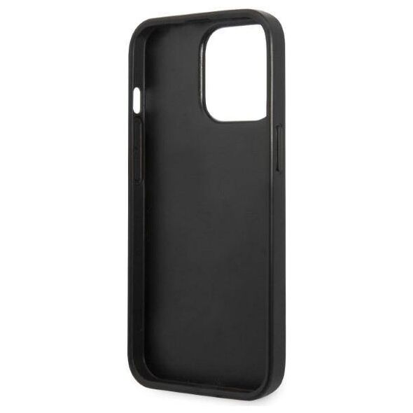 Original Case IPHONE 13 PRO MAX Karl Lagerfeld Hardcase Saffiano Plaque black 3666339048952