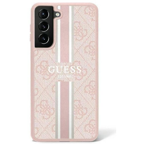 Original Case SAMSUNG GALAXY S23 Guess Hardcase 4G Printed Stripe (GUHCS23SP4RPSP) pink 3666339117498