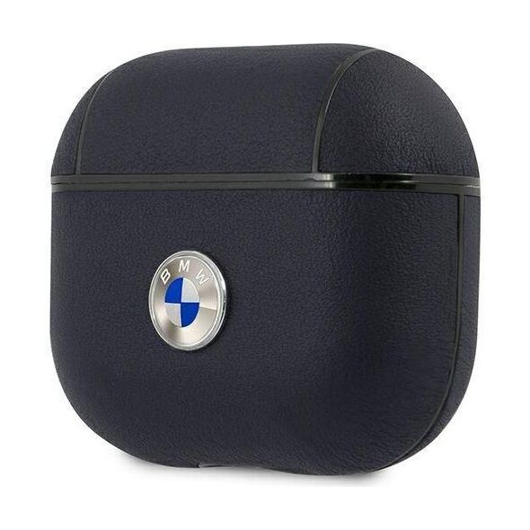 Original Case APPLE AIRPODS PRO 2 BMW Cover Geniune Leather Silver Logo (BMAP2SSLBK) black 3666339112295