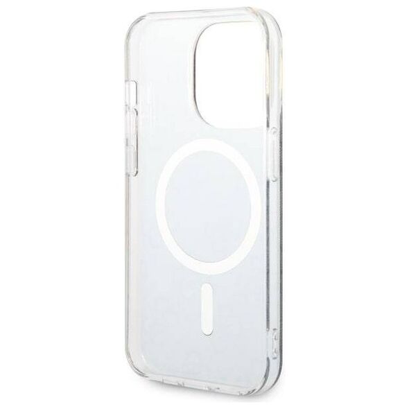 Original Case IPHONE 14 PRO Guess Hardcase 4G MagSafe (GUHMP14LH4STK) black 3666339118228