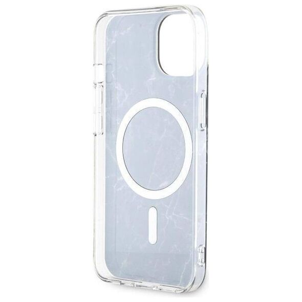 Original Case IPHONE 14 PLUS Guess Hardcase Marble Magsafe (guhmp14mpcumak) black 3666339127251