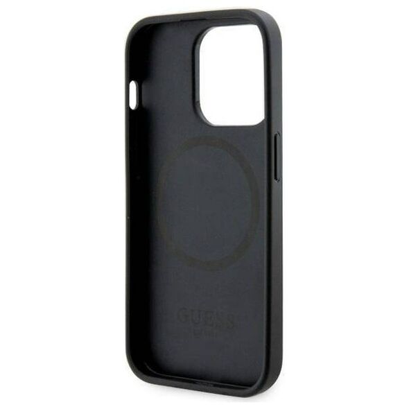 Original Case IPHONE 14 PRO MAX Guess Hardcase GCube Stripes MagSafe (GUHMP14XHGCFSEK) black 3666339112455
