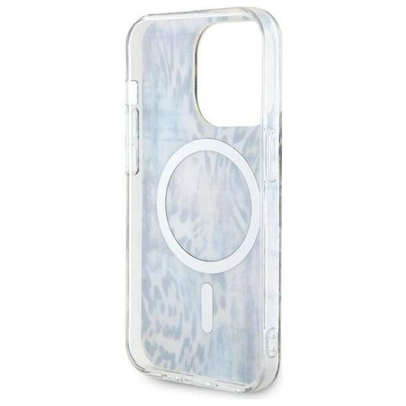 Original Case IPHONE 14 PRO MAX Guess Hardcase Leopard MagSafe (GUHMP14XHLEOPWB) blue 3666339115746