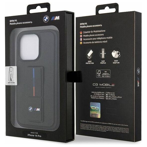 Original Case IPHONE 14 PRO MAX BMW Hardcase Signature MagSafe (BMHCP14X22GSLK) black 3666339121372