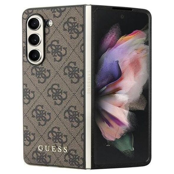 Original Case SAMSUNG GALAXY Z FOLD 5 Guess Hardcase 4G Charms Collection (GUHCZFD5GF4GBR) brown 3666339171971