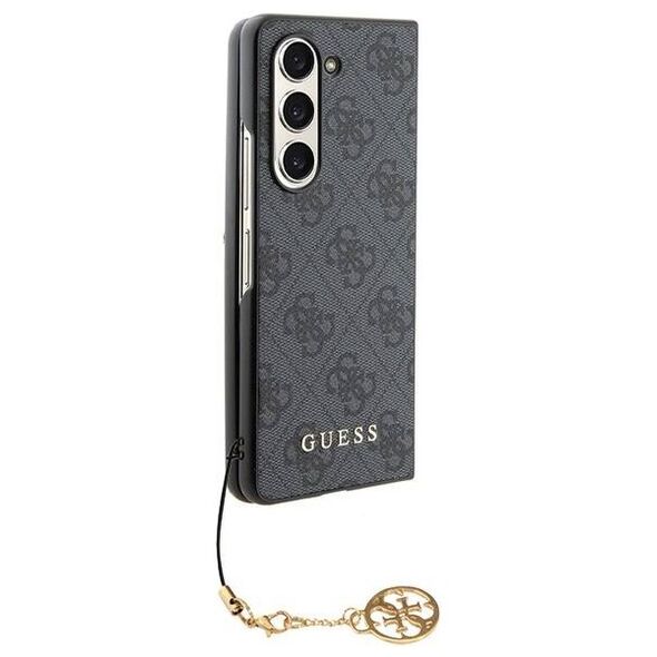 Original Case SAMSUNG GALAXY Z FOLD 5 Guess Hardcase 4G Charms Collection (GUHCZFD5GF4GGR) gray 3666339171988