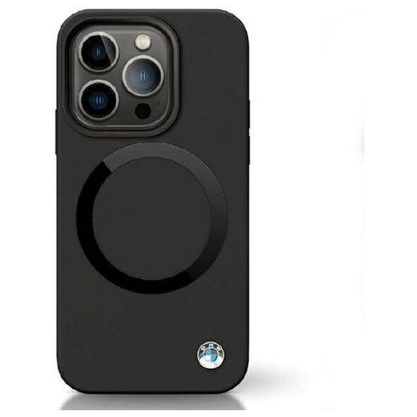 Original Case IPHONE 14 BMW Signature Liquid Silicone MagSafe (BMHMP14SSILBK2) black 3666339124045