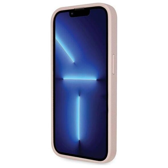 Original Case IPHONE 14 PRO Guess Hardcase Crossbody 4G Metal Logo (GUHCP14LP4TDSCPP) pink 3666339147204