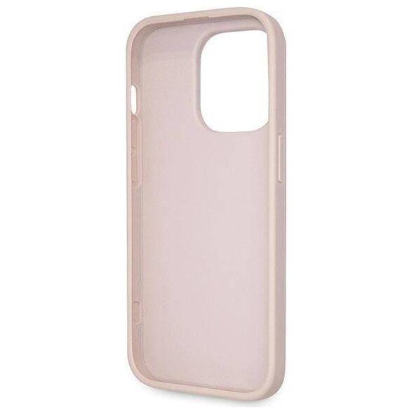 Original Case IPHONE 14 PRO Guess Hardcase Crossbody 4G Metal Logo (GUHCP14LP4TDSCPP) pink 3666339147204