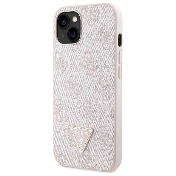 Original Case IPHONE 14 PRO MAX Guess Hardcase Crossbody 4G Metal Logo (GUHCP14XP4TDSCPP) pink 3666339147211