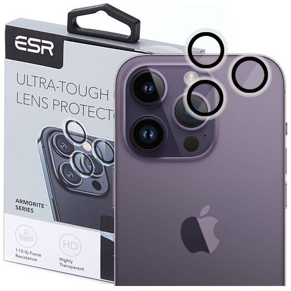 Tempered Glass for Camera APPLE IPHONE 15 PRO / 15 PRO MAX ESR Camera Lens Clear 4894240174142