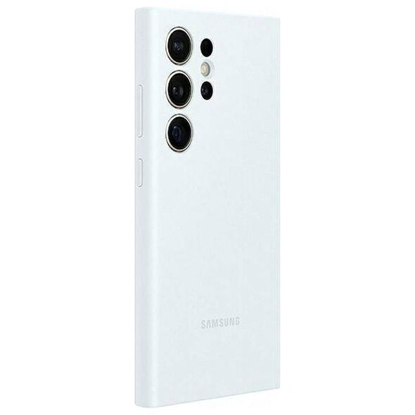 Case SAMSUNG GALAXY S24 ULTRA Silicone Case SAMSUNG (EF-PS928TWEGWW) white 8806095426761