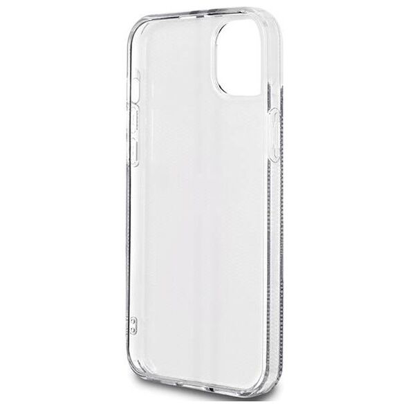 Original Case IPHONE 14 PLUS / 15 PLUS Guess Hardcase IML 4G Gold Stripe (GUHCP15MH4PSEGK) black 3666339222697