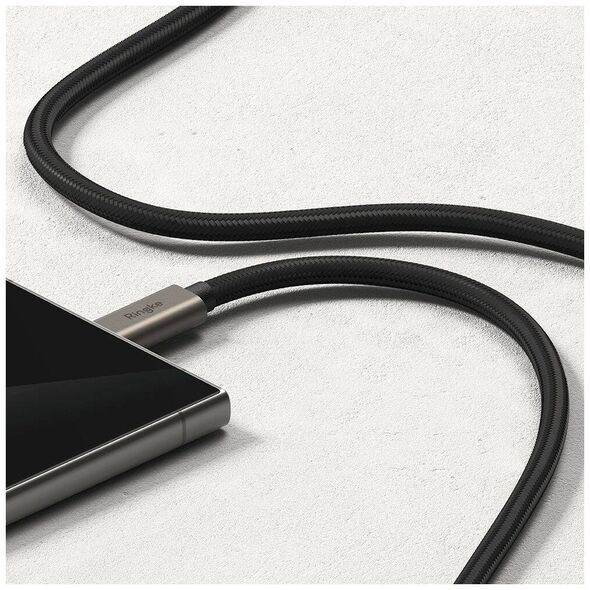 Cable PD 240W 2m USB-C - USB-C Ringke USB 3.2 GEN 2X2 black 8809961785078