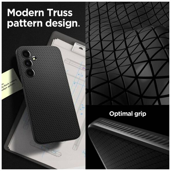 Case SAMSUNG GALAXY A35 5G Spigen Liquid Air Matte black 8809971224314