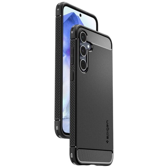 Case SAMSUNG GALAXY A55 5G Spigen Rugged Armor Matte black 8809971224420