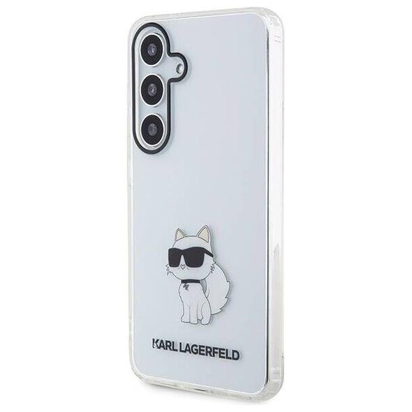 Original Case SAMSUNG GALAXY S24 Karl Lagerfeld Hardcase IML Choupette (KLHCS24SHNCHTCT) transparent 3666339242411