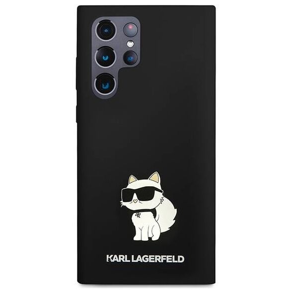 Original Case SAMSUNG GALAXY S24 ULTRA Karl Lagerfeld Hardcase Silicone Choupette (KLHCS24LSNCHBCK) black 3666339242343