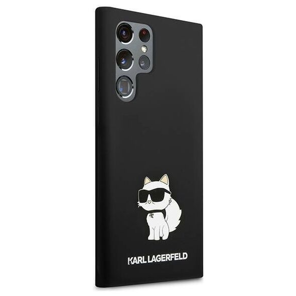 Original Case SAMSUNG GALAXY S24 ULTRA Karl Lagerfeld Hardcase Silicone Choupette (KLHCS24LSNCHBCK) black 3666339242343