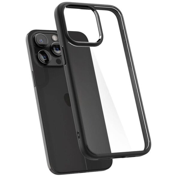 Case APPLE IPHONE 15 PRO Spigen Ultra Hybrid Matte black 8809896750448