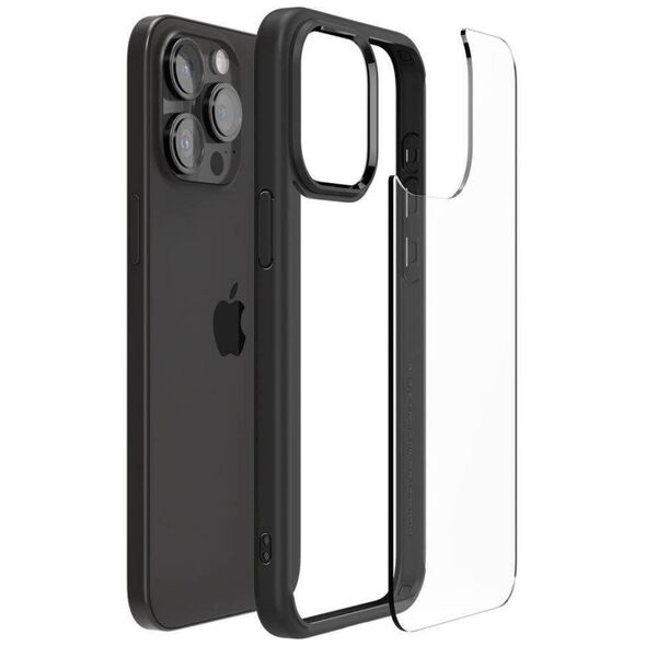 Case APPLE IPHONE 15 PRO Spigen Ultra Hybrid Matte black 8809896750448