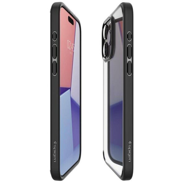 Case APPLE IPHONE 15 PRO Spigen Ultra Hybrid Matte black 8809896750448