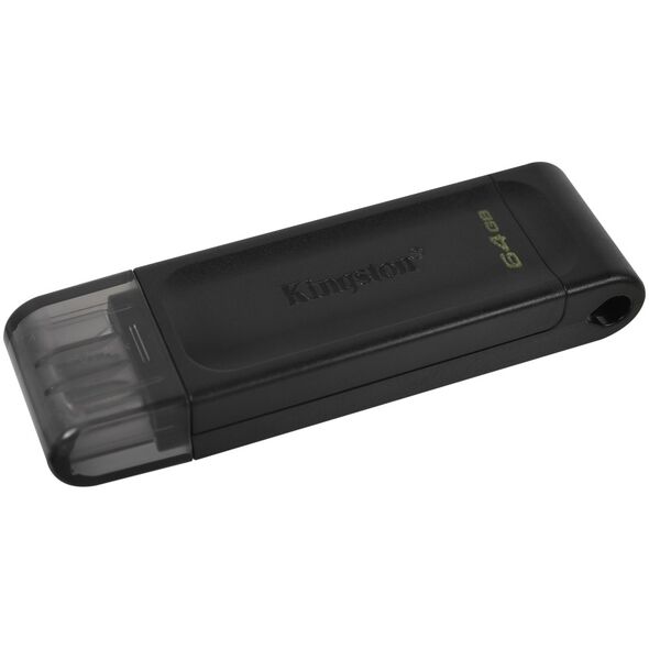 Kingston pendrive 64GB USB-C DT70 black 740617305302