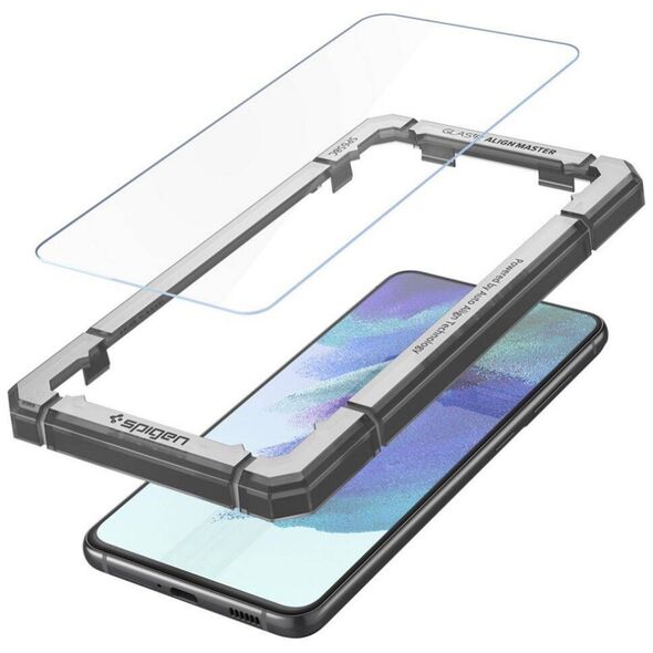 Tempered Glass SAMSUNG GALAXY S21 FE Spigen ALM Glas.tr 2-pack 8809756648489