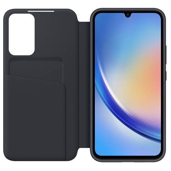 Original Case SAMSUNG GALAXY A34 5G Smart View Wallet Case (EF-ZA346CBEGWW) black 8806094919356