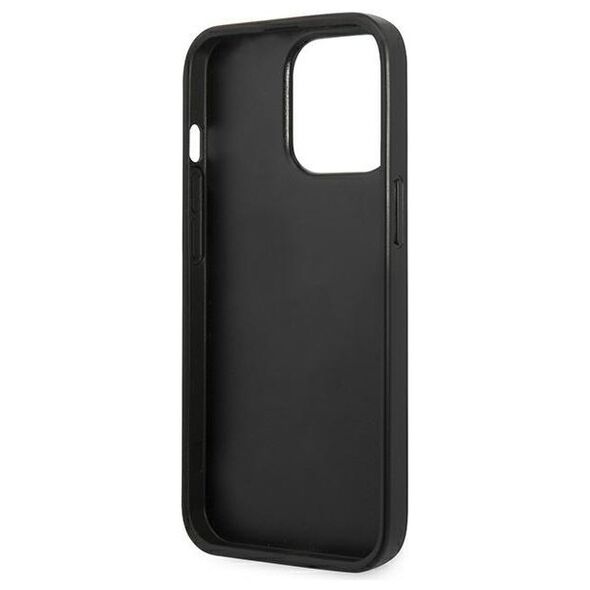 Karl Lagerfeld case for iPhone 13 Pro Max 6,7&quot; KLHCP13XMNMP1P black hard case Monogram and plaque 3666339049195