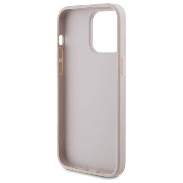Original Case APPLE IPHONE 15 PRO MAX Guess Hard Case 4G Metal Gold Logo (GUHCP15XG4GFPI) pink 3666339171810