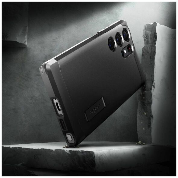 Case SAMSUNG GALAXY S23 ULTRA Spigen Tough Armor black 8809896740302