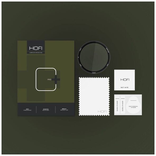Hybrid Glass XIAOMI REDMI WATCH 3 HOFI Hybrid Pro+ black 9490713933718