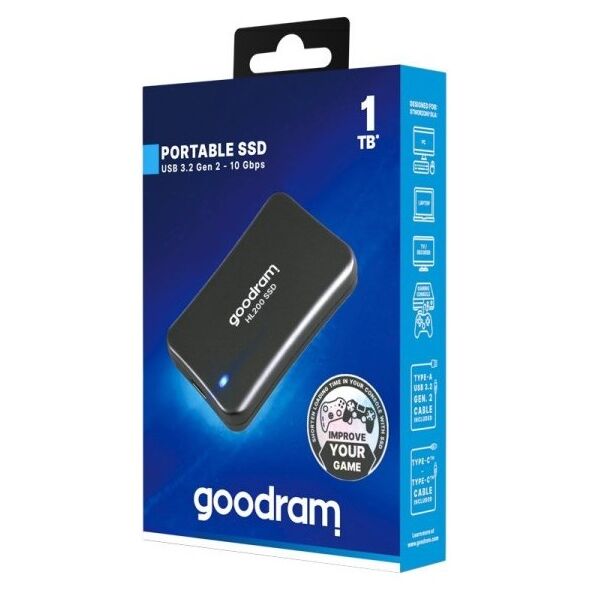 Goodram SSD disc 1TB HL200 USB Type-C + A 5908267964064