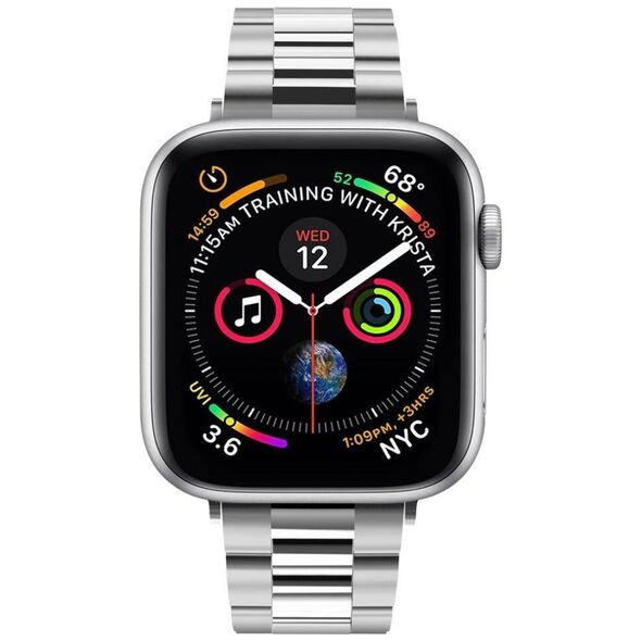 Case APPLE WATCH 2 / 3 / 4 / 5 / 6 / SE (38/40MM) Spigen Modern Fit Band silver 8809640253553
