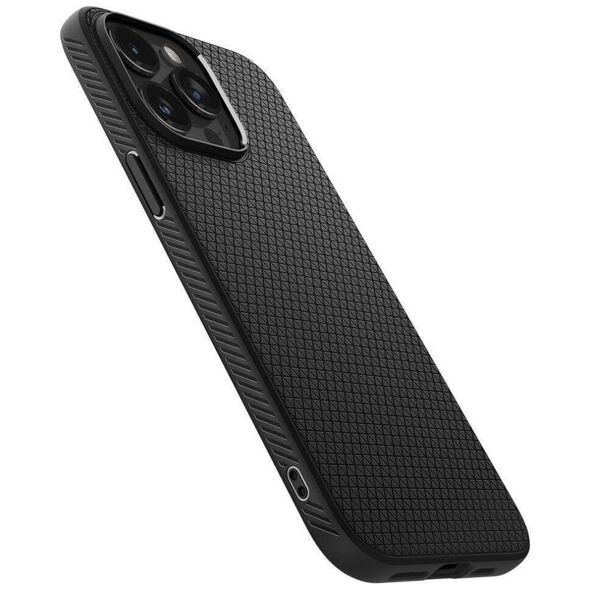 Case APPLE IPHONE 15 PRO Spigen Liquid Air Matte black 8809896750356
