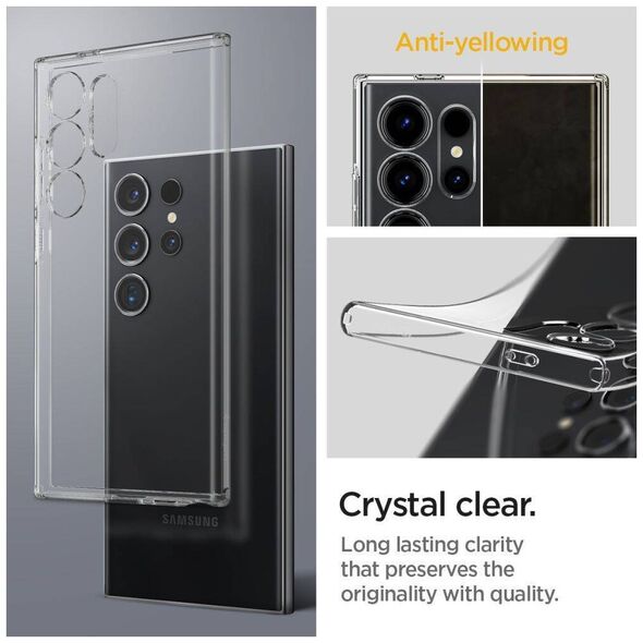 Case SAMSUNG GALAXY S24 ULTRA Spigen Liquid Crystal transparent 8809971221689
