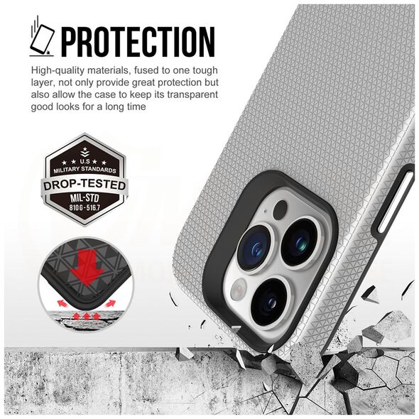 Vmax Triangle case for Samsung Galaxy S24 Plus silver 6976757302688