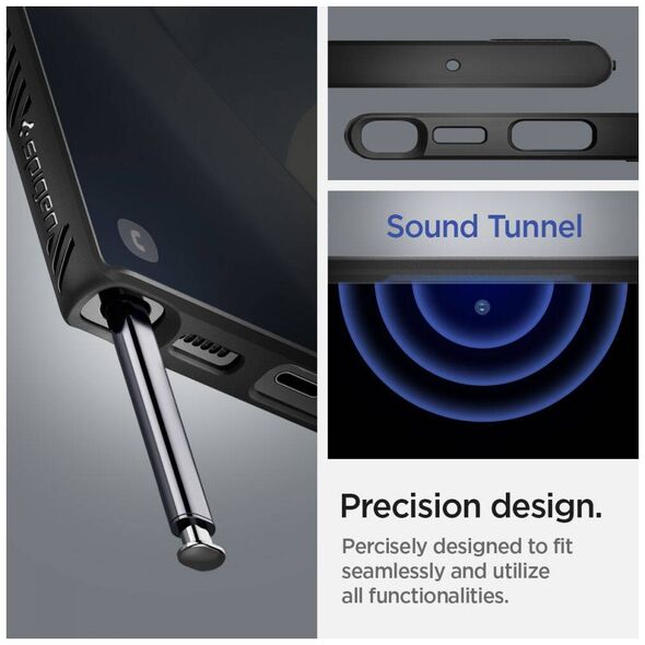 Case SAMSUNG GALAXY S22 ULTRA Spigen Liquid Air Matte black 8809811855500
