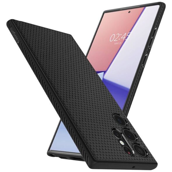 Case SAMSUNG GALAXY S22 ULTRA Spigen Liquid Air Matte black 8809811855500