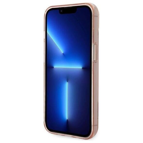 Original Case IPHONE 14 PLUS Guess Hardcase Translucent pink 3666339088354