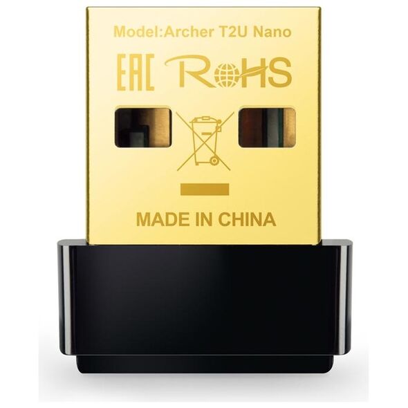 TP-LINK T2U AC600 Wireless Dual Band USB Adapter V3 (ARCHER T2U) (TPARCHERT2U) έως 12 άτοκες Δόσεις