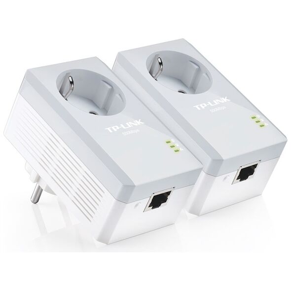 TP-LINK Powerline V3 AV500 Passthrough Starter Kit (TL-PA4010PKIT) (TPTL-PA4010PKIT) έως 12 άτοκες Δόσεις