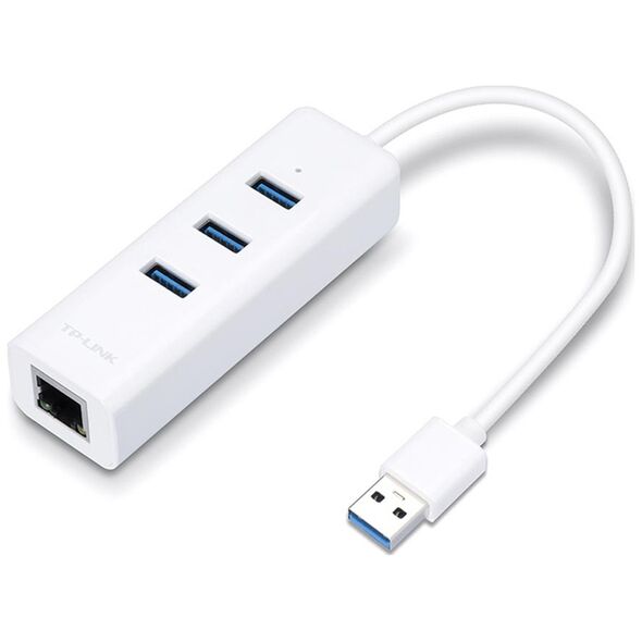 TP-LINK Adapter UE330 USB 3.0 to 10/100/1000Mbps Ethernet + USB Hub V3 (UE330) (TPUE330) έως 12 άτοκες Δόσεις