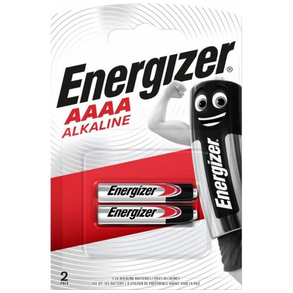 Energizer Αλκαλικές Μπαταρίες AAAA 1.5V 2τμχ (9003652) (ENE9003652) έως 12 άτοκες Δόσεις