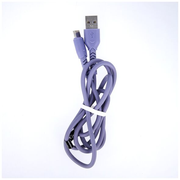 Maxlife MXUC-04 cable USB - USB-C 1,0 m 3A purple 5900495875211
