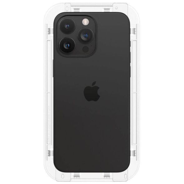 Tempered Glass APPLE IPHONE 15 PRO MAX Spigen Glas.tr "EZ Fit" FC black 8809896752039